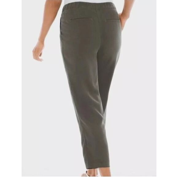 New NWT Chico's Soft Tencel Skimmer Pant In Evergreen Size 2.5 The Ultimate Fit - Picture 3 of 13